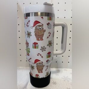 Tarokitc 40 Oz Christmas Stainless Steel Tumbler Cup NWT